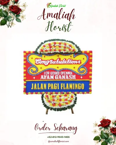 Bunga Papan Congratulation di Mengger
